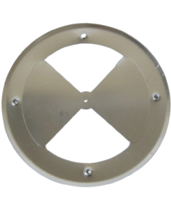 Dog Box Trailer Door Vent 7 3/4" Aluminum Wall Side Spinner - Image 3