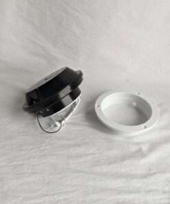 Trailer Roof Fan Ventline 12V Fan - 6-1/4" Diameter Smoke Lid