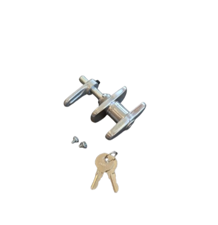 T-Handle Lockable CCW Replacement Latch for Dog Boxes