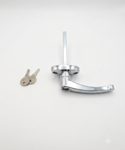 L- Handle Lockable 360 Rotation for Cabinet Electrical Toolbox Topper 1.75" Bolt Center 751 Keys