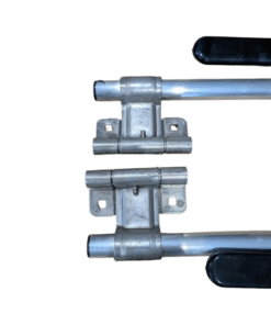 Trailer Door Latch Assembly 24" Aluminum Hinged Cam Lock 1 pair for Cargo, Enclosed, Horse Utility Trailers Aluminum Hinged - Image 4